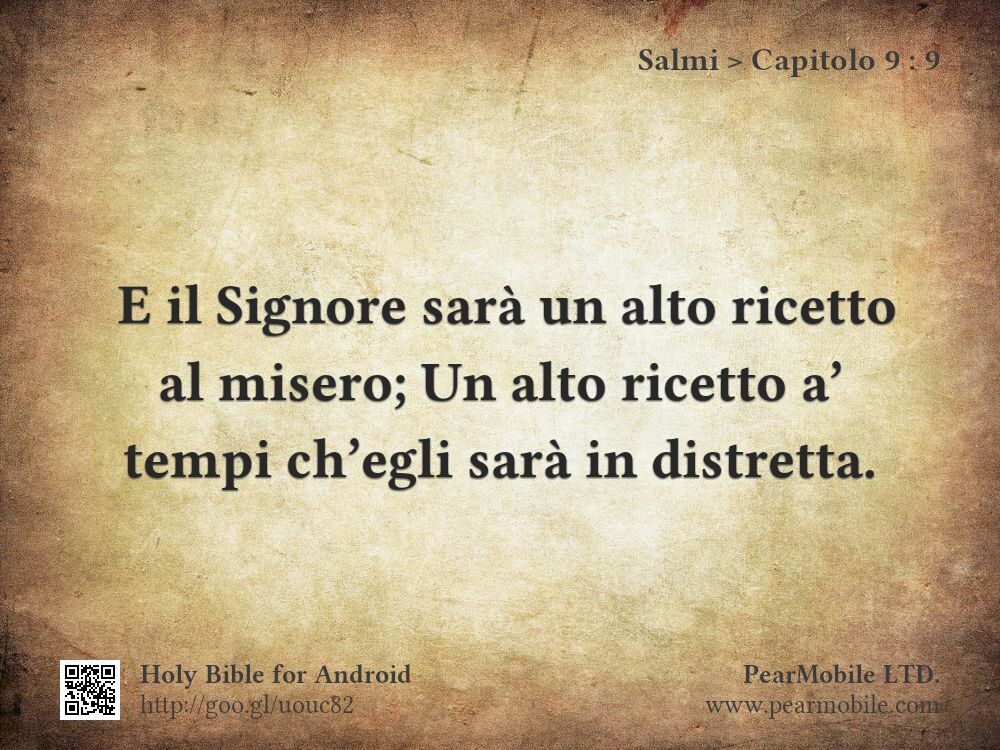 Salmi, Capitolo 9:9